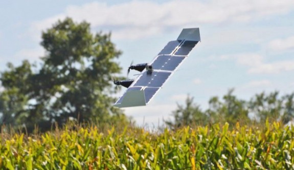 Güneş Enerjili Drone Helikopter'den Uçak Moduna Geçiyor