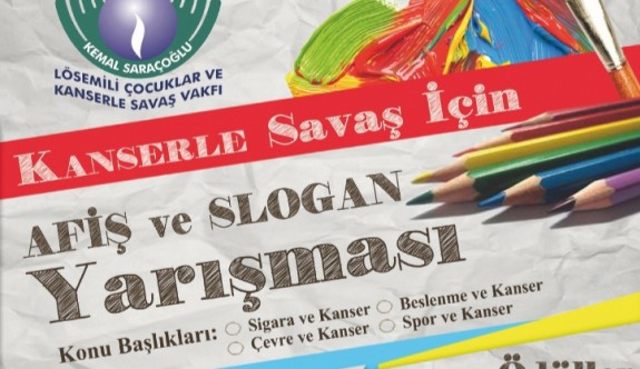 Kemal Saraçoğlu Vakfı afiş ve slogan yarışması düzenledi