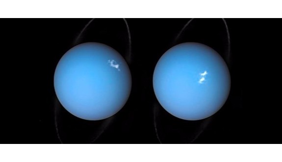 Hubble Uranüs'teki 'auroraları' görüntüledi