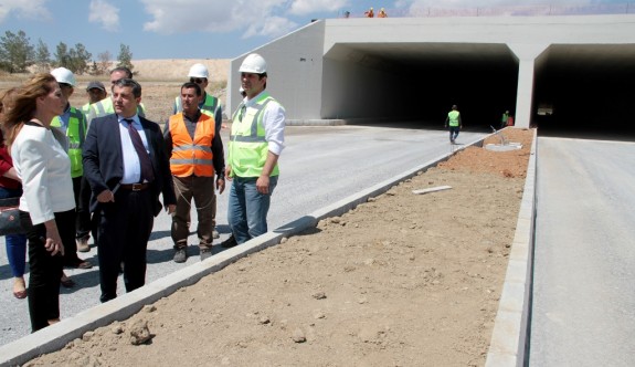 Tünelli Akıncılar-Ercan yolu hizmete hazır