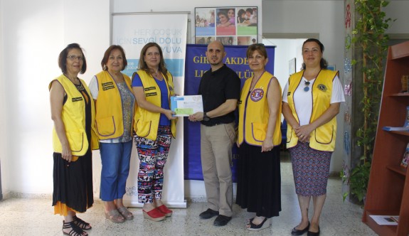 Girne Lions'dan SOS'e bağış