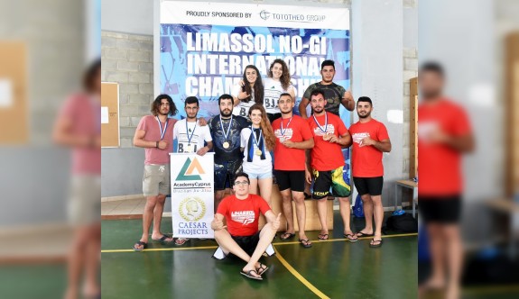 Jiu-Jitsucular, Limasol’da madalyaları topladı