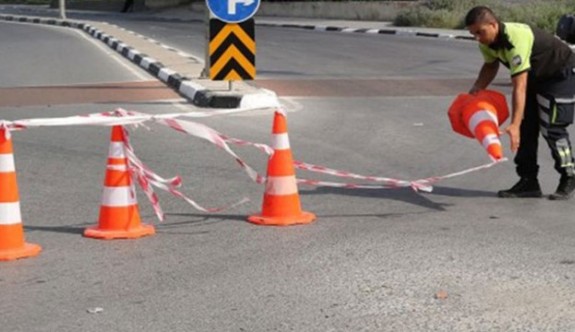 Bostancı – Akçay anayolu trafiğe kapatıldı