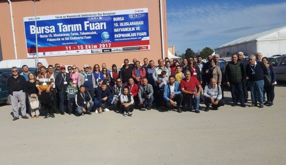 Çiftçiler Bursa'da Tarım Fuarı'na katıldı