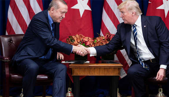 Cumhurbaşkanı Erdoğan Trump'la görüştü