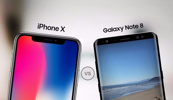 Galaxy Note 8 iPhone X'e karşı (Hangisi daha hızlı?)