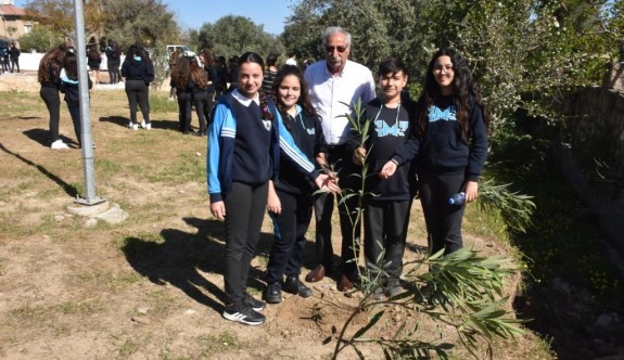 Girne Belediyesi’nin ağaçlandırma çalışmaları sürüyor