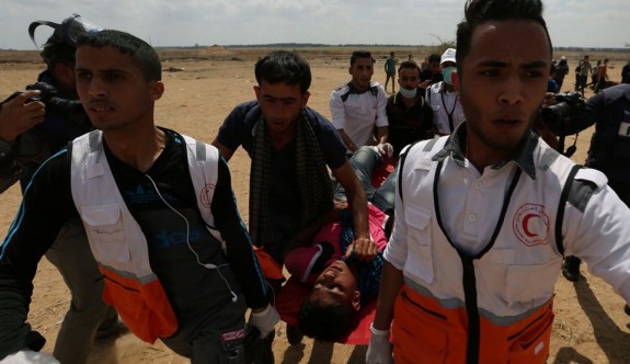 Gazze'de israil askeri 41 Filistinli'yi şehit etti
