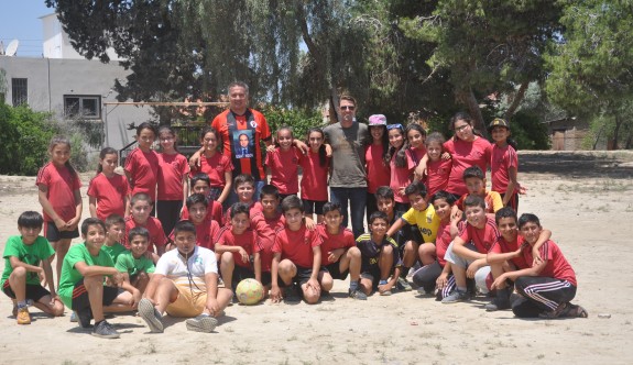 Haspolat İlkokulu’nda futbol şenliği yaşandı