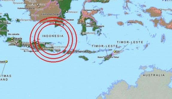 Endonezya’da 5,2 büyüklüğünde deprem