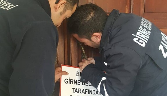 Girne’de bir otel mühürlendi