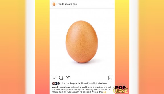 Instagram'ın en çok beğenilen fotoğrafı bir yumurtaya ait