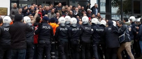 İzmir'de eylem yapmak isteyen işçilere müdahale
