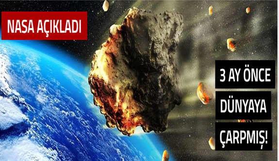 Dünya'ya çarpan 1500 tonluk meteor fark edilmedi