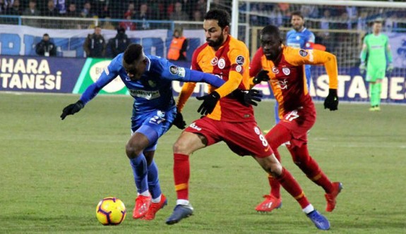 Galatasaray, Erzurum'da yara aldı