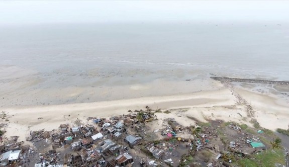 Tropik fırtına Mozambik'i vurdu