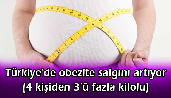Türkiye'de obezite salgını artıyor (4 kişiden 3'ü fazla kilolu)