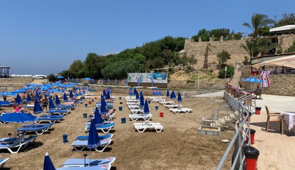 Kervansaray Halk Plajı yeniden düzenlendi