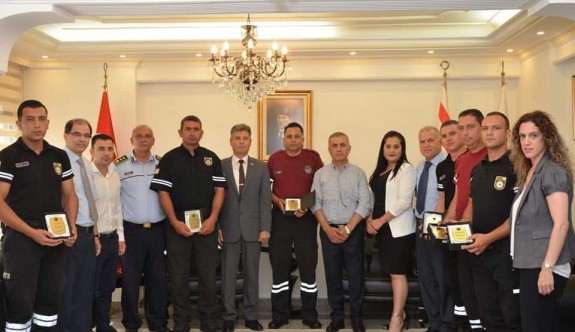 Sigortacılar Sivil Savunma ve İtfaiye personelini onurlandırdı