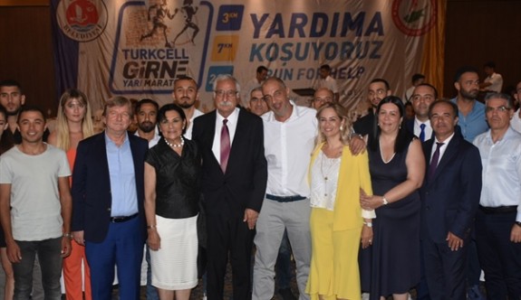 Turkcell Girne Yarı Maratonu’ndan  elde edilen gelir 3 kuruma bağışlandı