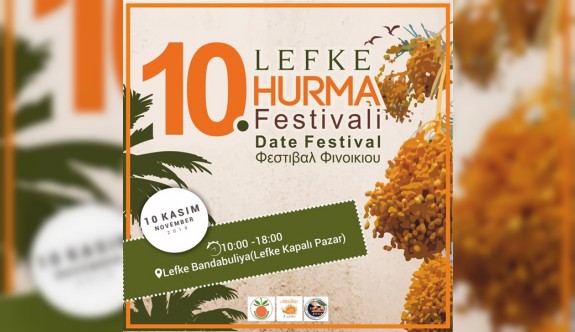Lefke Hurma Festivali 10 Kasım'da