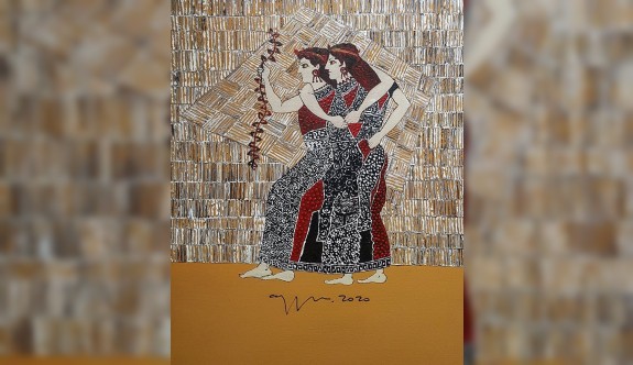 Sanatçı Erdal Aygenç, Kıbrıs Modern Sanat Müzesi için çizdi