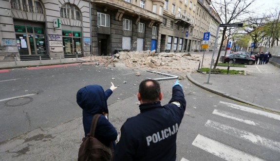 Zagreb’te korkutan deprem