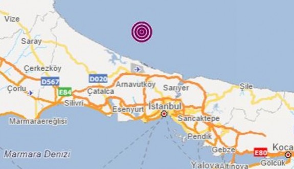 Karadeniz'de deprem