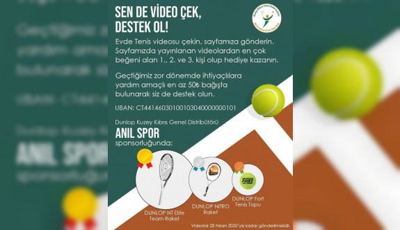 Tenis videonu çek, destek ol
