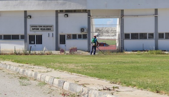 Atatürk Spor Kompleksi temizlendi