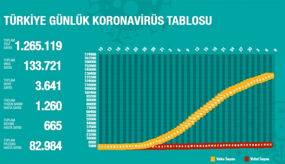 Türkiye'de iyileşen sayısı 83 bine ulaştı