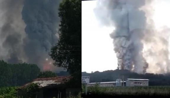 Sakarya’da havai fişek fabrikasında büyük patlama