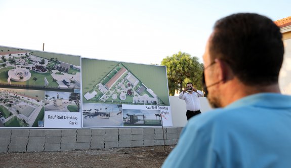 Akçay'a “Rauf Raif Denktaş Parkı” yapılıyor