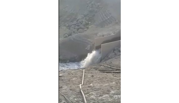 Geçitköy Barajı'na su akmaya başladı