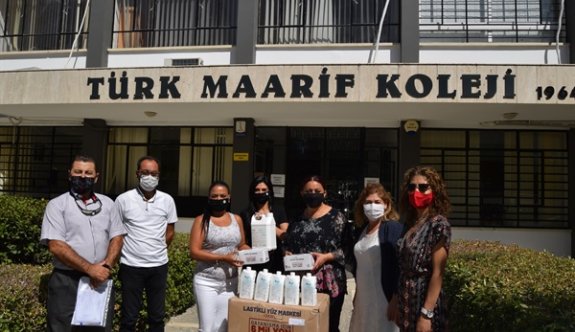 LTB okullara maske ve dezenfektan dağıttı