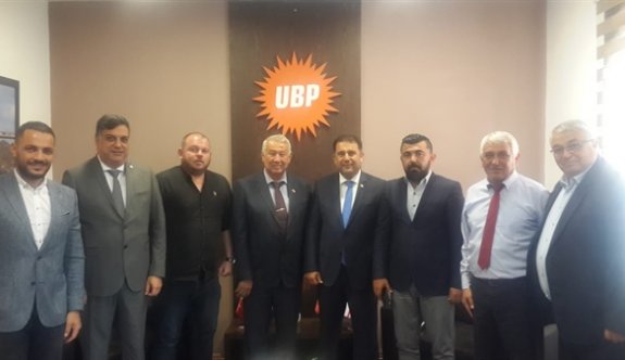 UBP'li Belediye başkanlarından Saner'e destek
