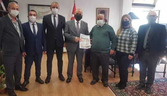 Kıbrıs Türk Taşımacılar Birliği'nden TC Büyükelçisi Başçeri`ye ziyaret ​