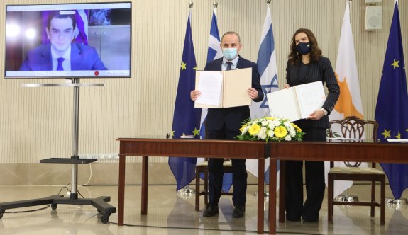 Güney Kıbrıs-İsrail-Yunanistan arasında Euroasıa Interconnector Memorandumu imzalandı