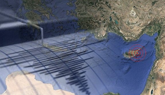 Larnaka açıklarında deprem