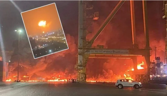 Dubai'de büyük patlama