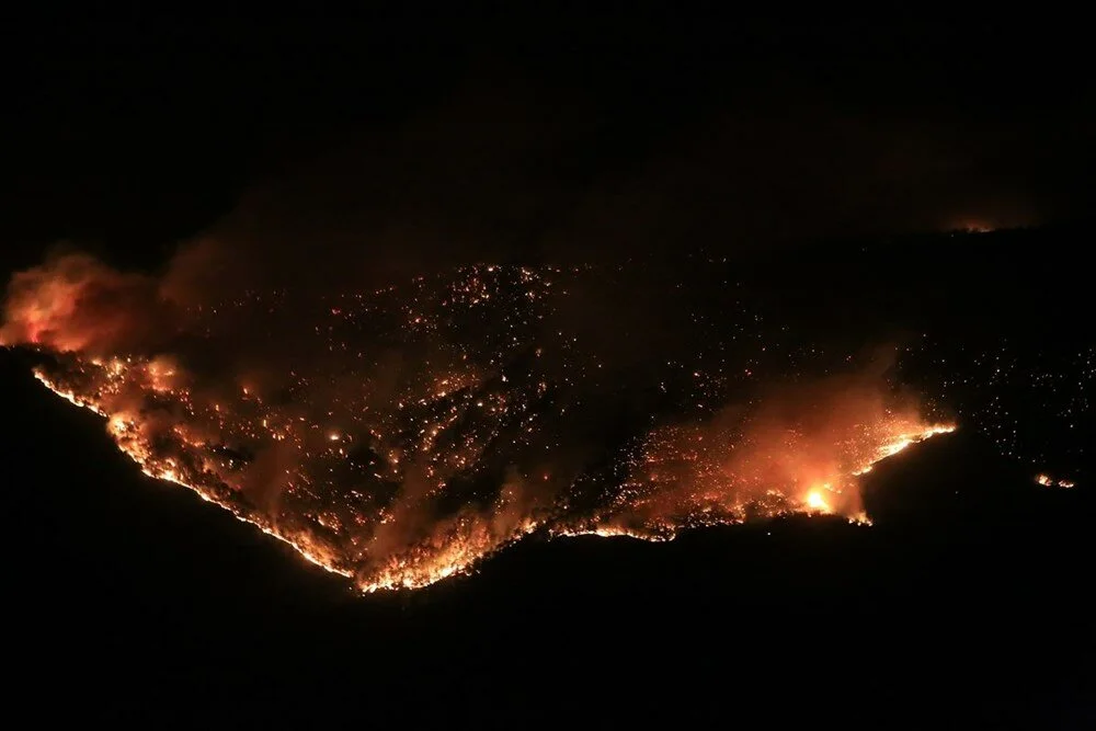 Türkiye'nin güney sahilinde yangın fırtınası