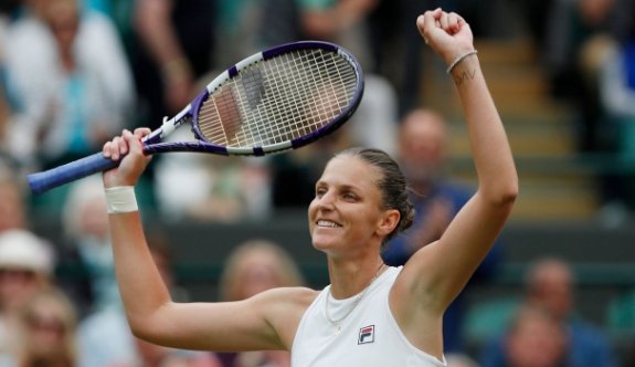 Wimbledon'da tek kadınların ilk yarı finalisti Pliskova