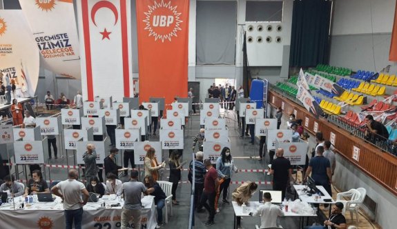UBP Kurultayı'nda oy kullanma işlemi sürüyor