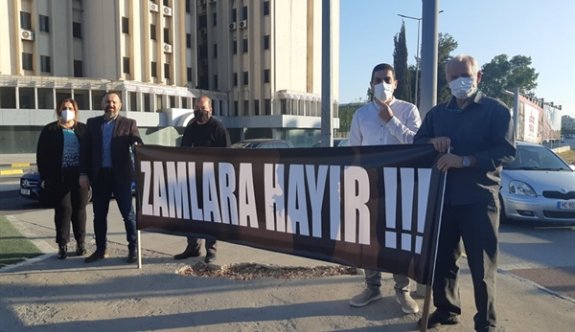 KTAMS, KAMU-SEN ve KAMU-İŞ'ten, zamları ve pahalılığı protesto eylemi