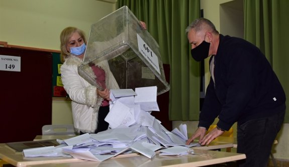 Gazimağusa'da açılan tüm sandıklara göre oy dağılımı