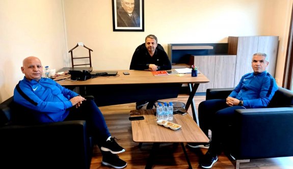 MHK'dan TFF MHK Başkanvekili Ahmet Şahin'e ziyaret