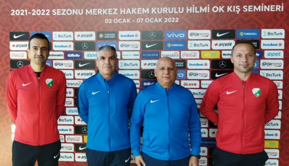 MHK ve Süper Lig hakemleri, TFF'nin Kış Semineri'ne katıldı