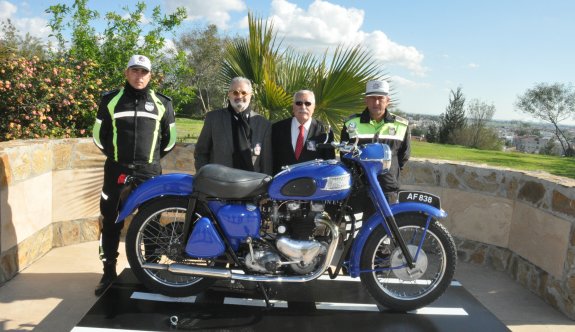 Tarihi motosikleti Erbil Arkın restore ettirdi