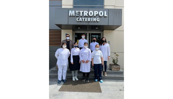 DAÜ öğrencileri METROPOL Catering’i ziyaret etti