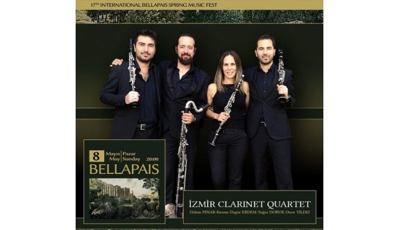 Bellapais İlkbahar Müzik Festivali'nde sırada İzmir Klarnet Kuartet